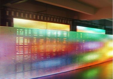 Transparenter Glastransparenter LED Bildschirm SMD5050 P16 anzeigen-/5000 Nisse