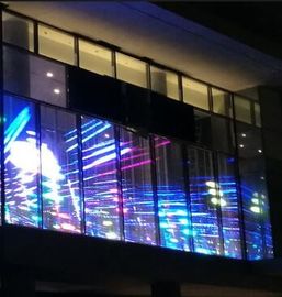 Wasserdichtes Kabinett BAD transparente Glas LED-Anzeige P8 im Freien für die Werbung/Stadium