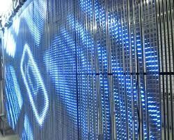 LED Vorhang-Anzeige im Freien SMD 2727 der hohen Auflösung wasserdicht mit Neigung des Pixel-P5