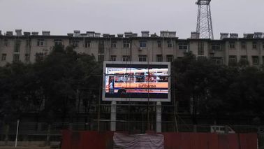 Stoßfester transparenter LED Bildschirm IP65 für Stadiums-Stadions-Ausstellung