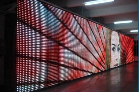 Farbenreiches HD LED transparentes LED Glas der Bildschirm-Mietep20 im Freien